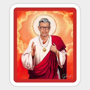 Saint Jeff Goldblum Sticker